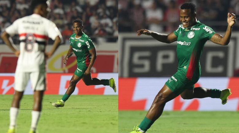 Palmeiras vence São Paulo por 1 a 0 e assume liderança do Brasileirão