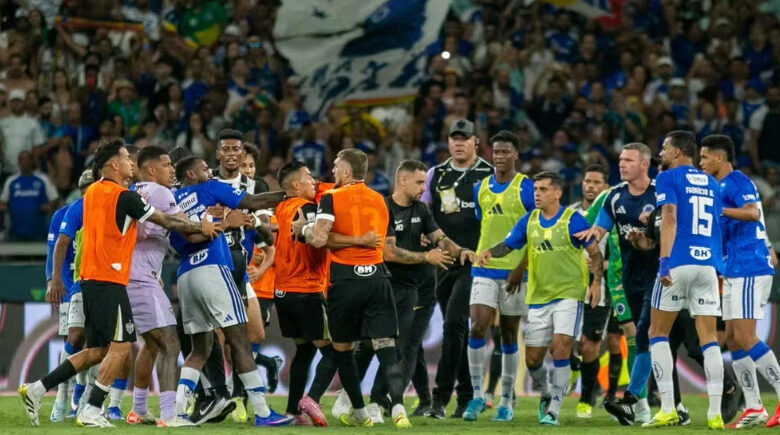 Polícia Civil investiga briga generalizada em Cruzeiro x Atlético-MG