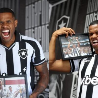 Júnior Santos retorna ao Botafogo e inicia terceira passagem pelo clube