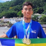 Piauiense conquista dois ouros na Copa Brasil de Águas Abertas em Santa Catarina