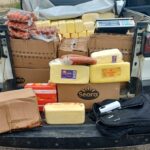 PRF apreende R$ 16 mil em queijo e embutidos em veículo roubado no PI