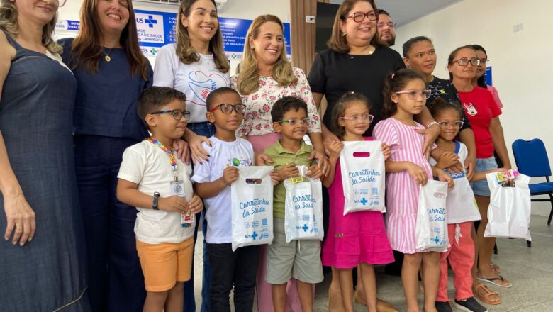 Em três anos, Pacto pelas Crianças do Piauí realizou 62 mil atendimentos, implantou brinquedopraças e entregou 2 mil óculos