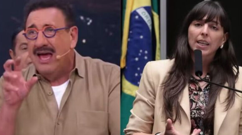 Apresentador Ratinho se torna réu por violência política após ofensas contra deputada