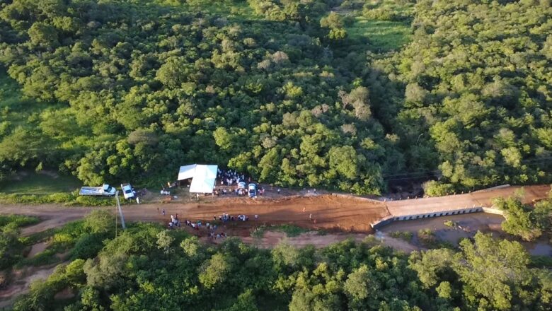 Com investimento de mais de R$ 600 mil, SAF inaugura passagem molhada em comunidade quilombola de Oeiras