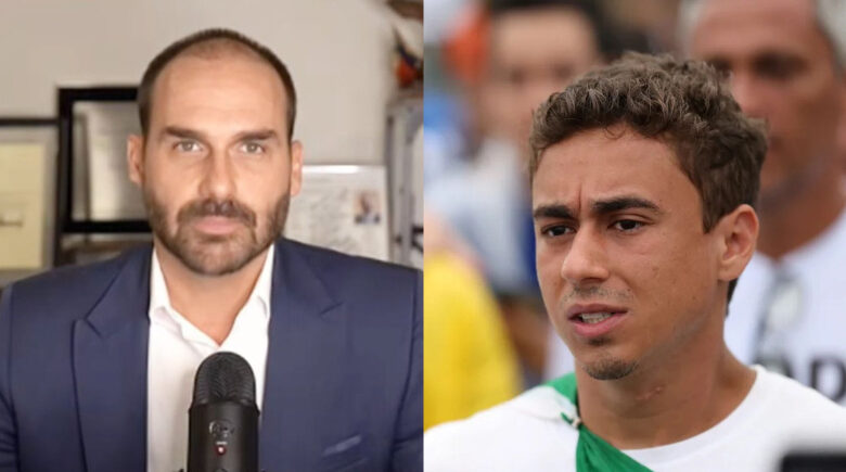 Eduardo Bolsonaro e Nikolas Ferreira trocam farpas nas redes: “Desrespeito sem limites”