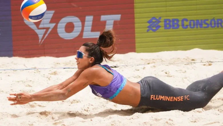 Filha de Giovane Gávio mira Los Angeles 2028 com nova dupla no vôlei de praia