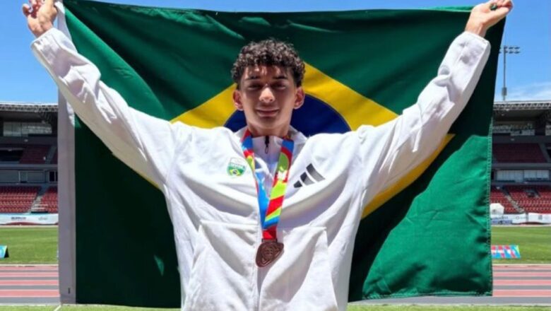 Atleta piauiense conquista bronze no salto triplo do Sul-Americano da Juventude no Panamá