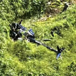 Helicóptero cai em Campina Grande na Paraíba com quatro pessoas a bordo