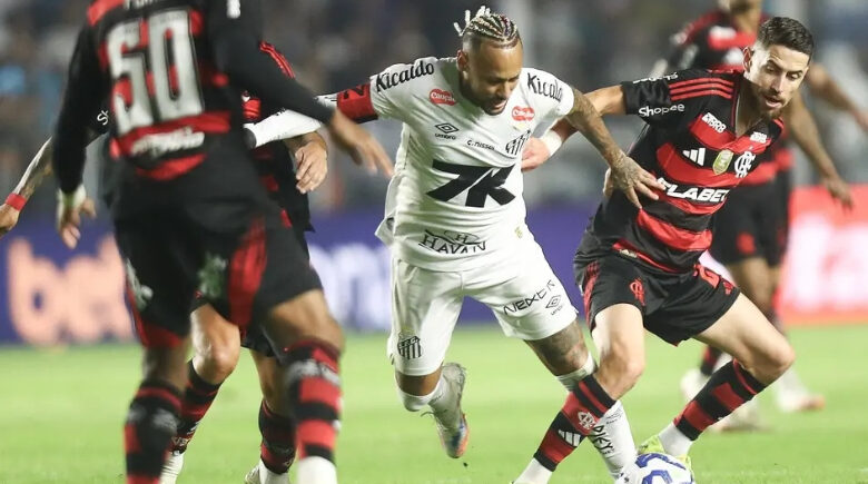 Sem Neymar, Santos enfrenta o Flamengo neste domingo (5); veja horário e onde assistir