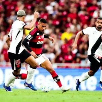 Vasco marca no último lance e arranca empate com o Flamengo pelo Brasileirão