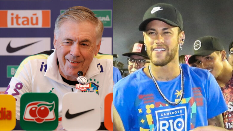 Ancelotti garante Neymar na Copa e descarta corte por lesão