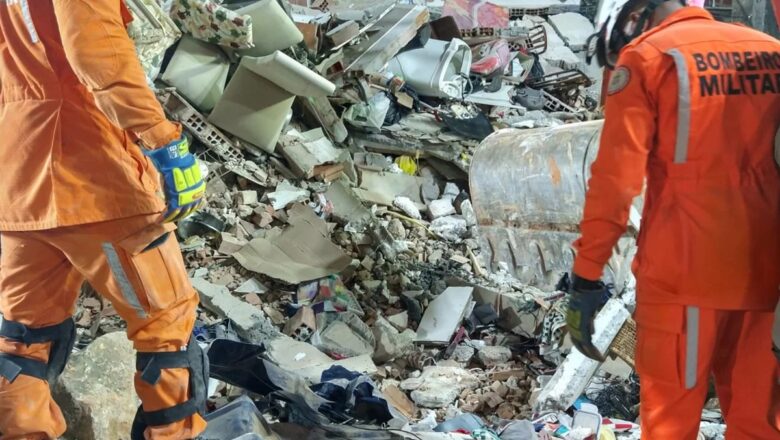 Sobe para três o número de mortos em desabamento em Salvador