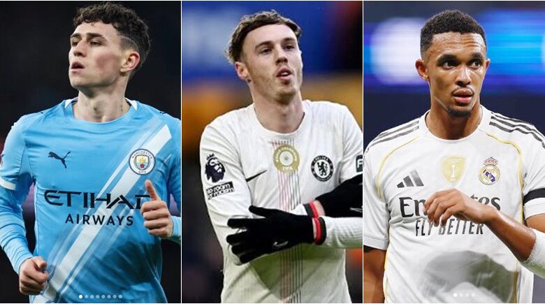 Foden, Palmer e Arnold ficam fora da lista da Inglaterra para Copa do Mundo