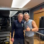 Lucas Pinheiro treina em academia com Carlo Ancelotti e revela torcida: “A Copa é do Brasil”