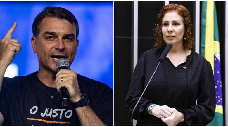 Flávio Bolsonaro comemora soltura de Carla Zambelli na Itália: “imagina quando for meu pai”