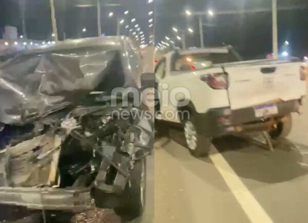 “Eu vi o carro voando”: colisão entre veículos ocorre na BR-316, na zona Sul de Teresina