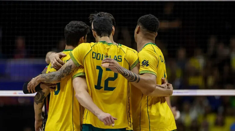 Brasil vira sobre a Argentina e segue invicto na Liga das Nações de vôlei