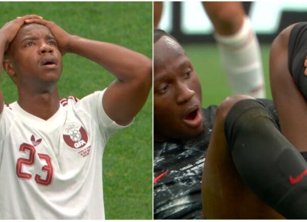 Jogador do Canadá quebra a perna em jogo contra o Catar e fica de fora da Copa; veja o vídeo