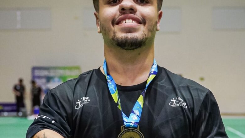 Piauiense vai defender o Brasil em torneio internacional de Parabadminton