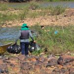 Semana do Meio Ambiente: mutirão da Semarh retira 70 kg de resíduos das margens do Rio Poti em Teresina