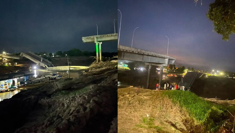 Ponte desaba e deixa dois mortos no interior do Acre