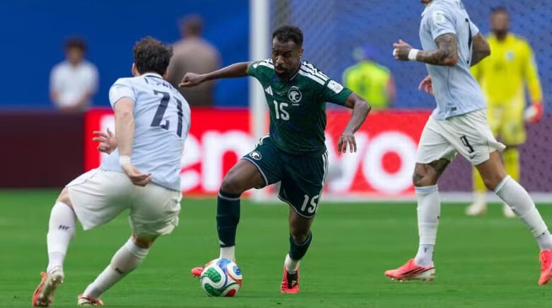 Uruguai reage no segundo tempo e arranca empate contra a Arábia Saudita