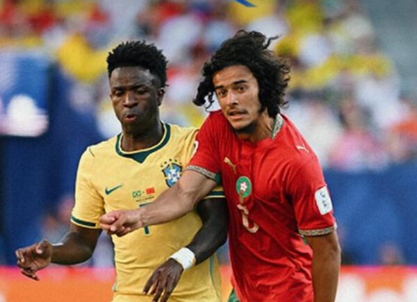 Vini Jr. faz golaço, mas Brasil fica no empate com Marrocos em estreia na Copa