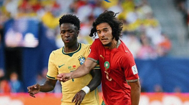Vini Jr. faz golaço, mas Brasil fica no empate com Marrocos em estreia na Copa