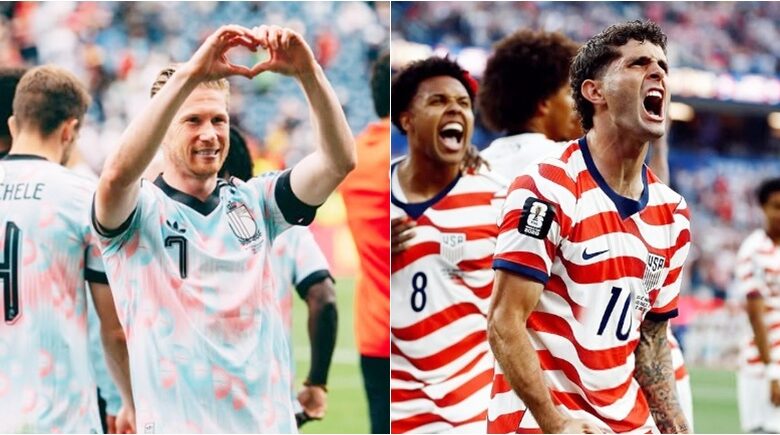 Estados Unidos x Bélgica na Copa do Mundo: onde assistir ao vivo, horário e escalações