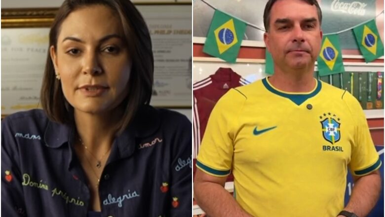 Flávio escreveu carta com Jair sem Michelle estar em casa