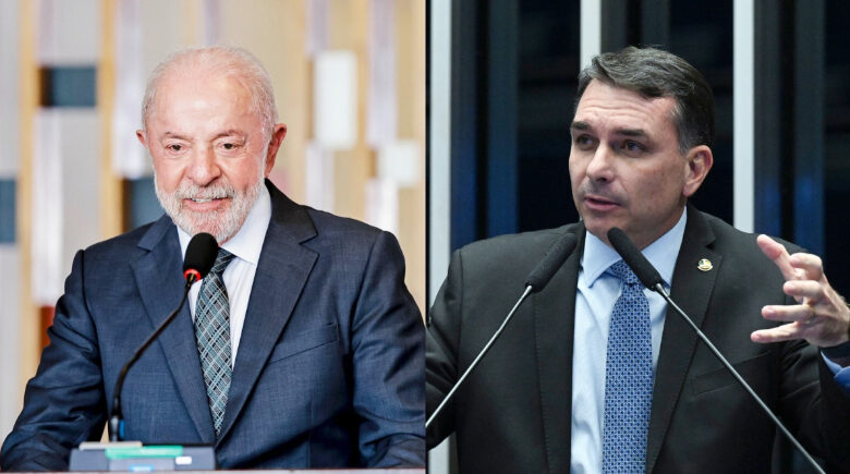 Lula tem 53,6% dos votos válidos no segundo turno e Flávio 46,4%, diz pesquisa AtlasIntel