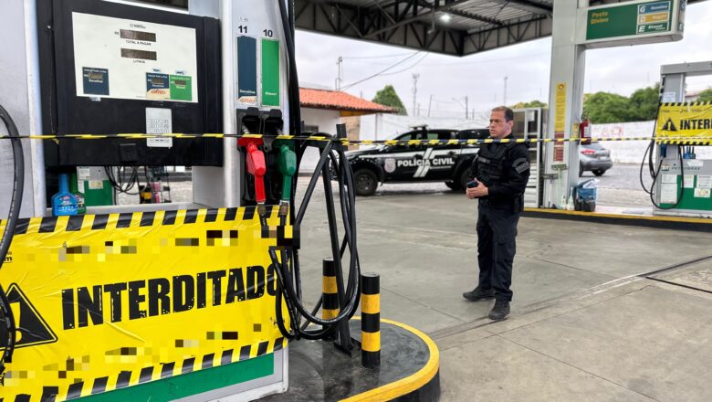 Operação interdita 10 postos de combustíveis por suspeita de fraudes no Piauí