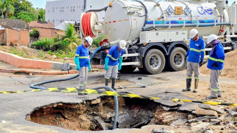 Adutora rompe novamente e afeta abastecimento de quatro cidades no Piauí