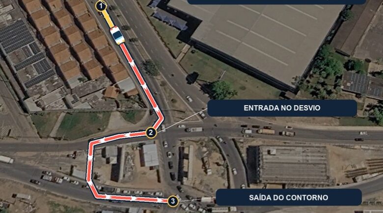 Obra de viaduto muda trânsito na entrada do Dirceu a partir desta quarta (16); veja desvio