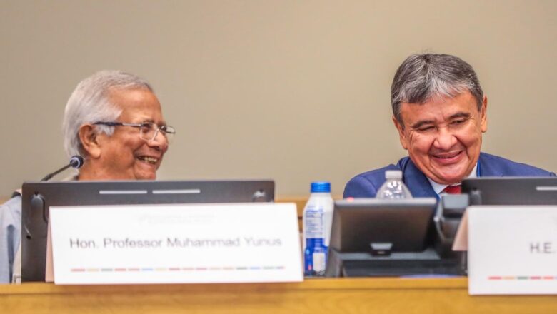 Na ONU, Wellington Dias defende Bolsa Família ao lado do Prêmio Nobel da Paz