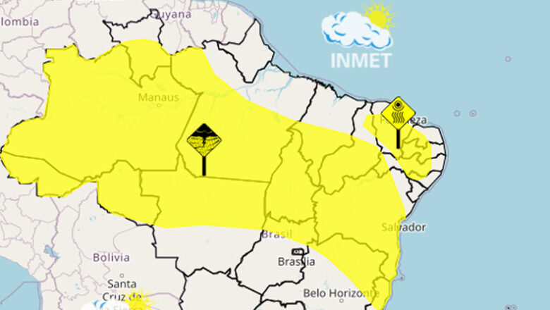 Apesar do tempo seco, Piauí segue em alerta de chuva intensa até terça-feira (20